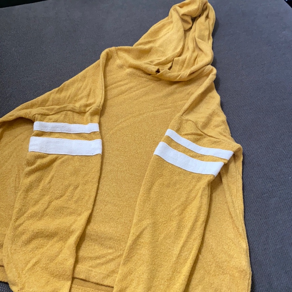 Mustard hooded T Shirt